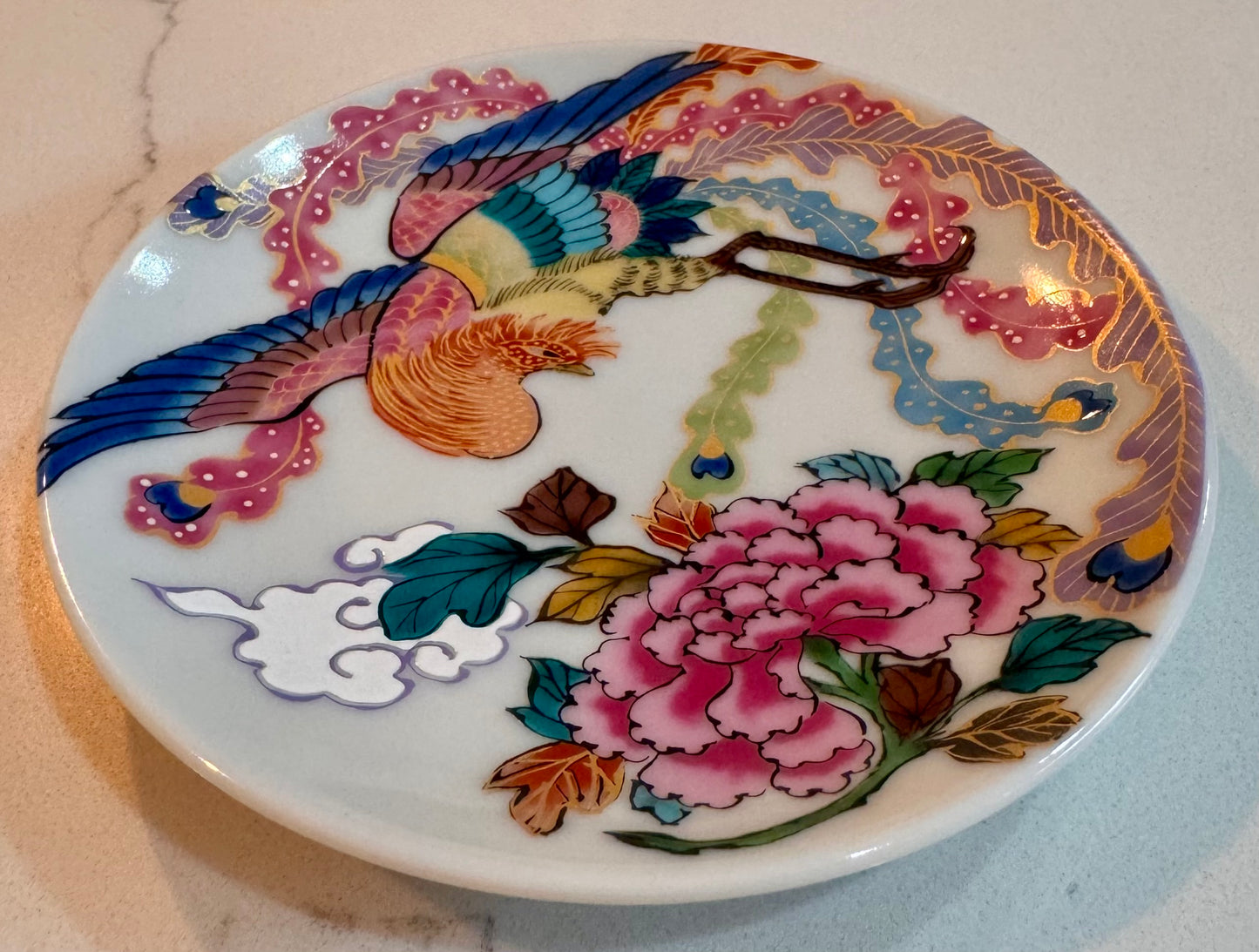 Kutani Floral Spring Plate