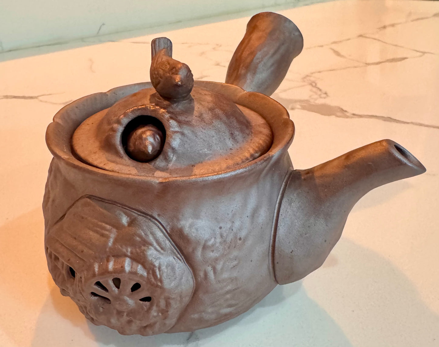 Peekaboo Birdie Teapot