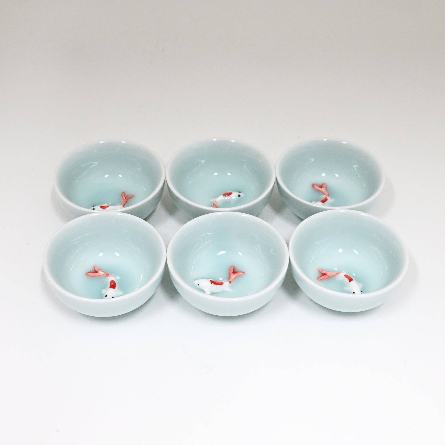 Koi Fish Tea Cups- 6 Piece Set