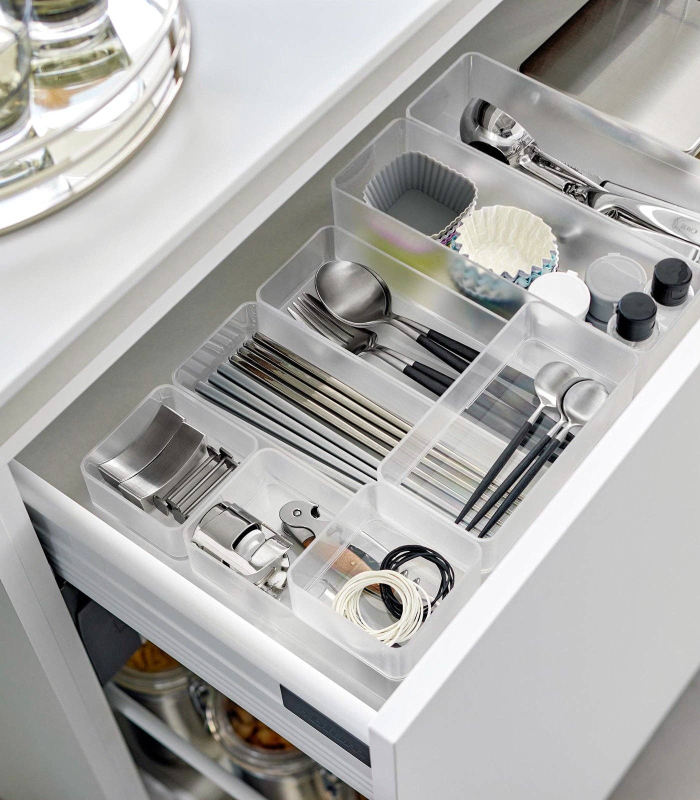 Stackable Clear Organizers [Set of 2] - Small