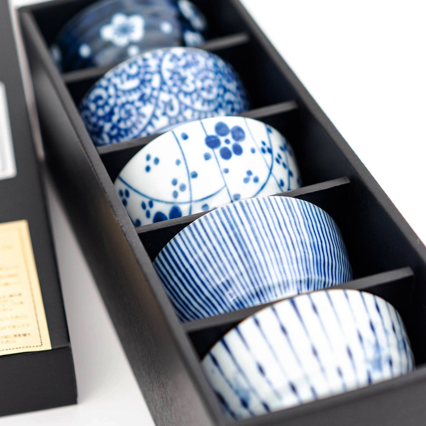 Japanese Indigo-Dyed Small Bowl Gift Set