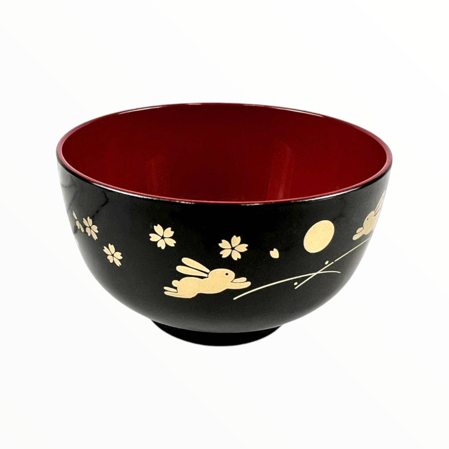 Lacquered Rabbit Miso Soup Bowl