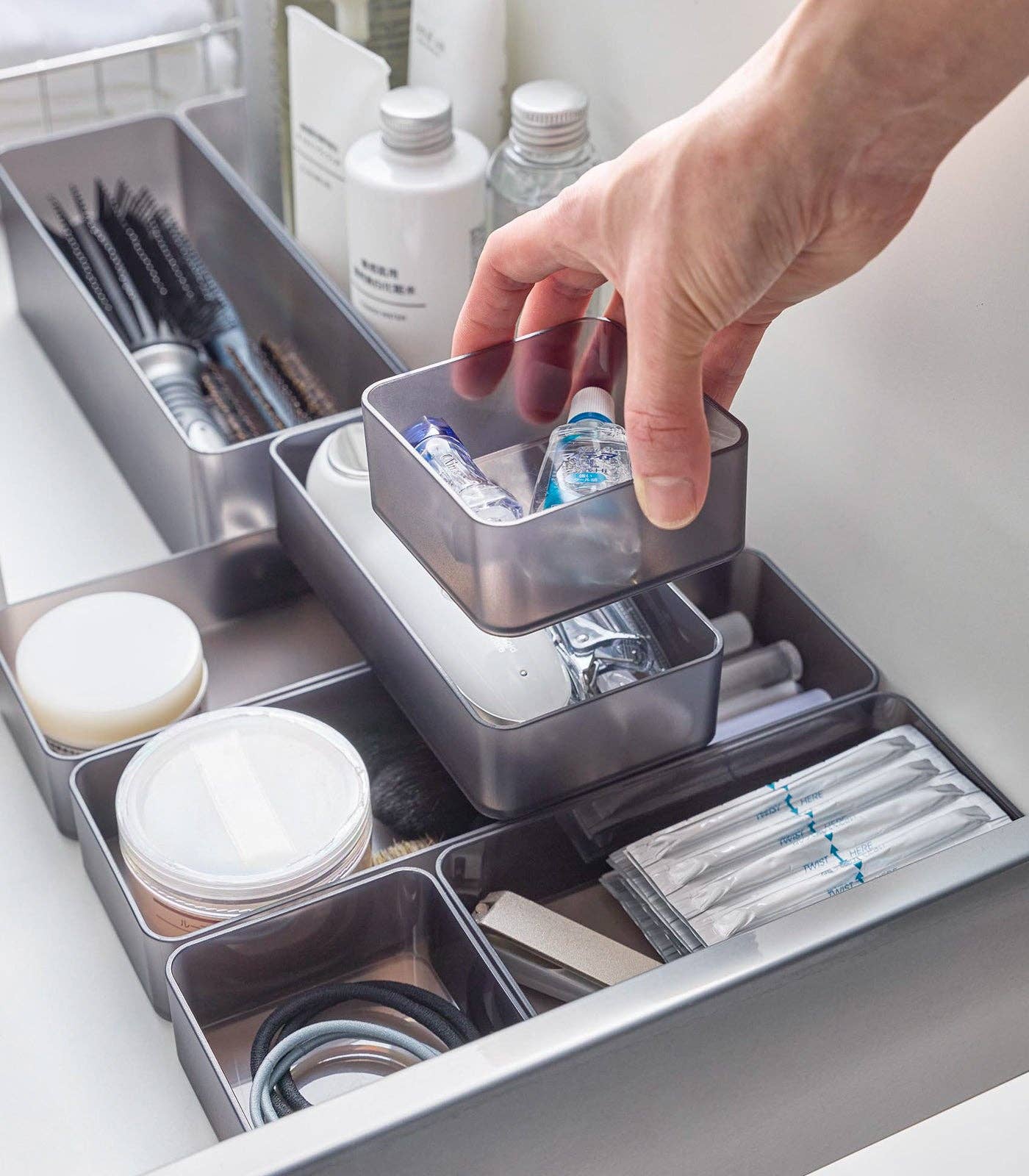 Stackable Clear Organizers [Set of 2] - Small