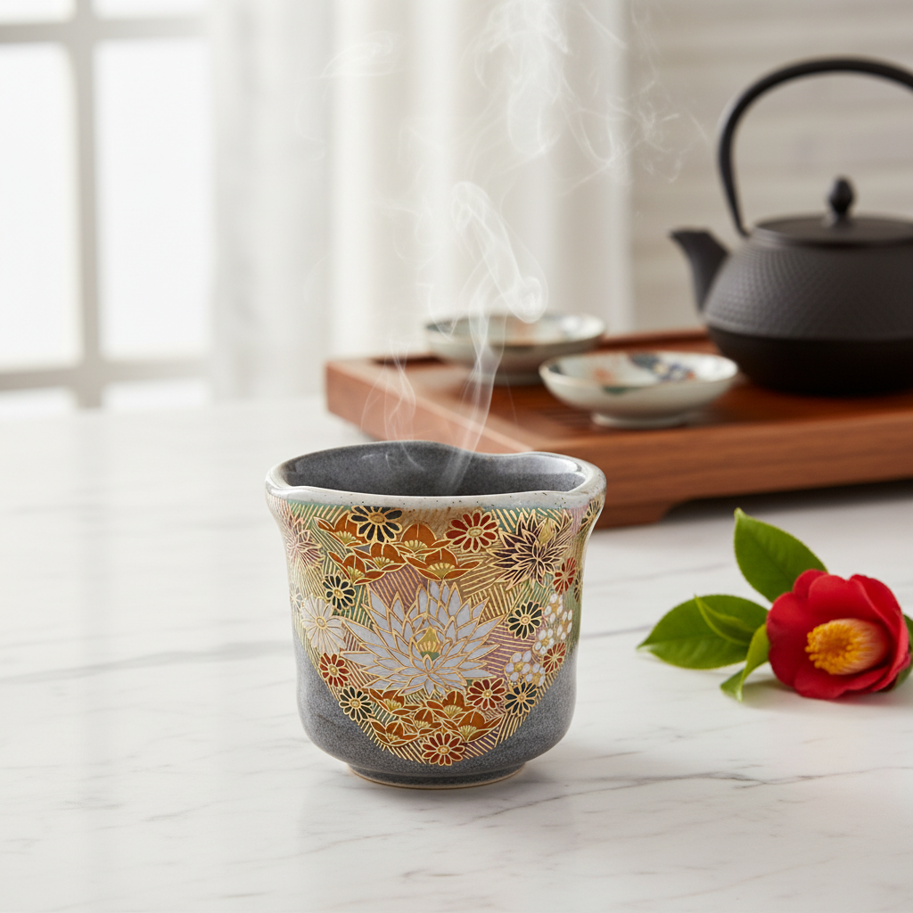 Kutani Guilded Teacup