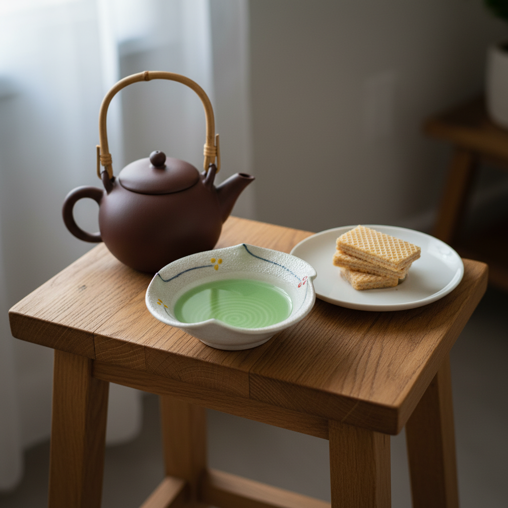 Darling Tulip Teacup- Seafoam